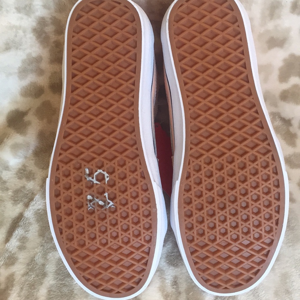[ VANS ]  NEW! Peach Hi Top Shoes / Size 9.5 - Picture 6 of 6